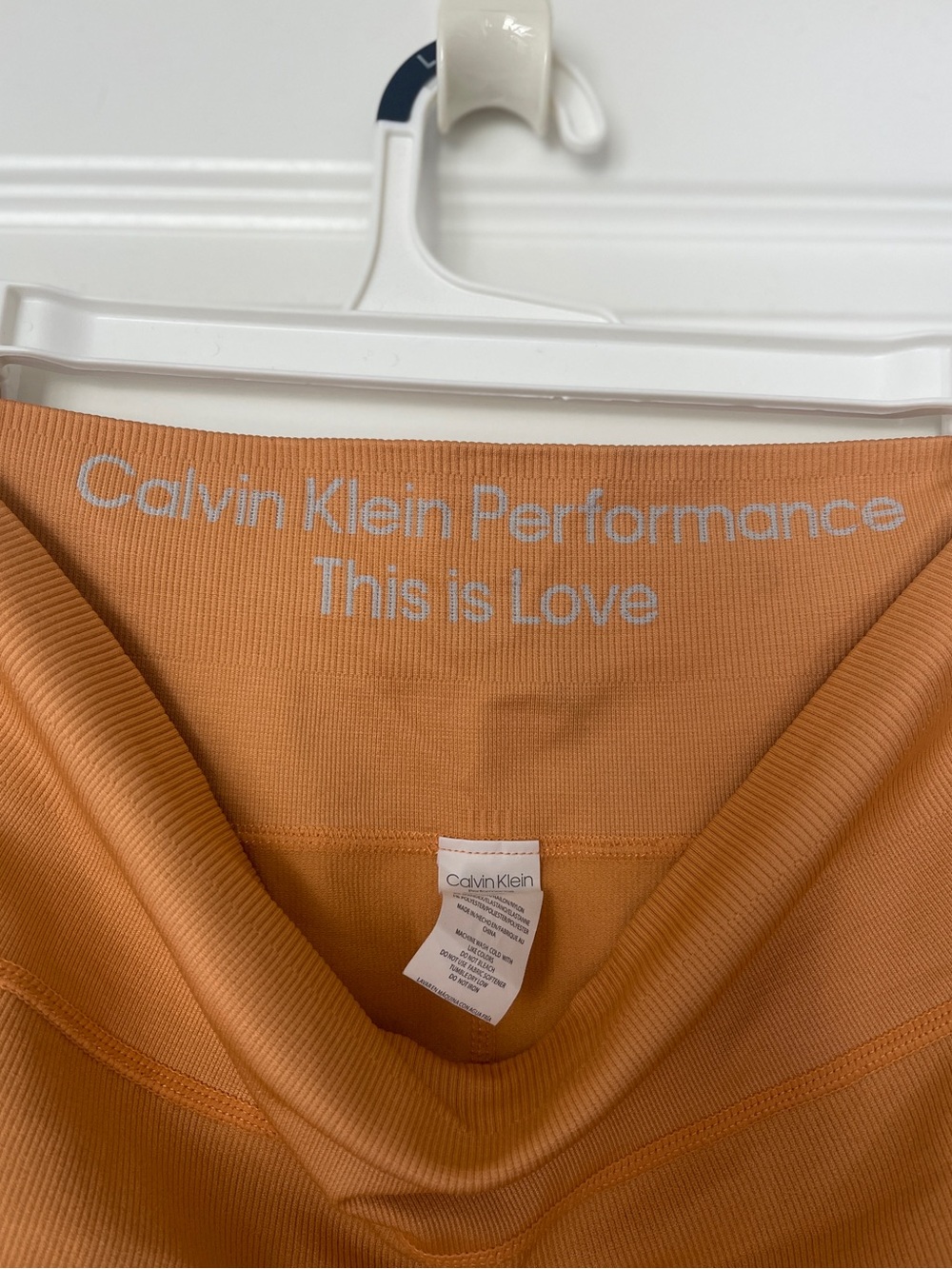 Calvin Klein Performance Ribbed Athletic Shorts - Picture 2 of 4